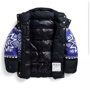 Polo Ralph Lauren Down Fill Waterproof Puffer Jacket with Zip Hood XL Girls - 16